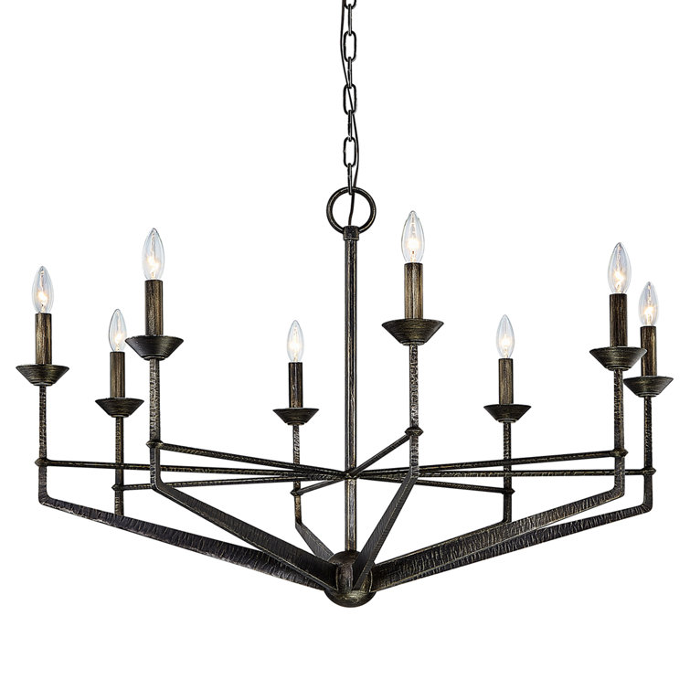 Gracie Oaks Linus 8Light Candle Style Classic / Traditional Chandelier